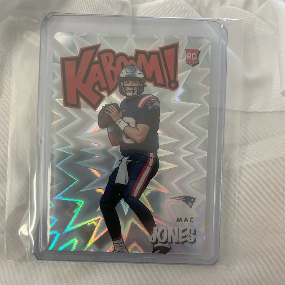 2021 Panini absolute Mac Jones Kaboom Rookie card